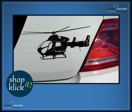 nc19_MD 900 Explorer MD Helicopters Autoaufkleber, Fahrzeug Sticker
